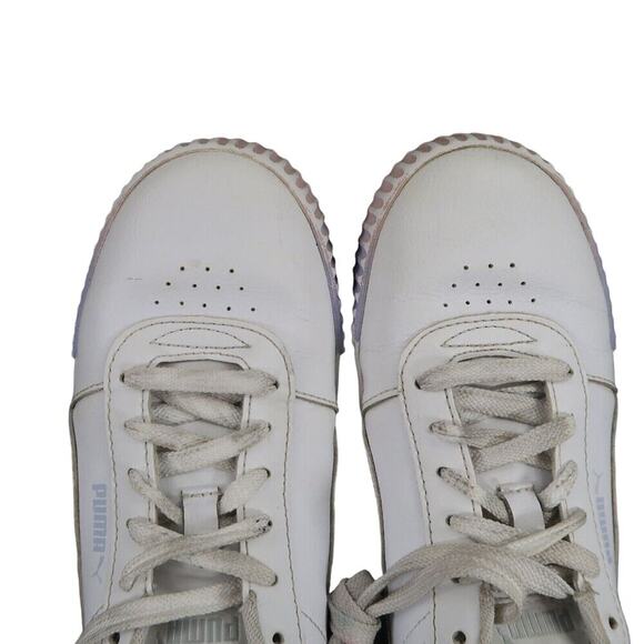 Puma Shoes Womens 7 Sneakers Lifestyle Trainers Carina Street Pastel Platform - Picture 7 of 12